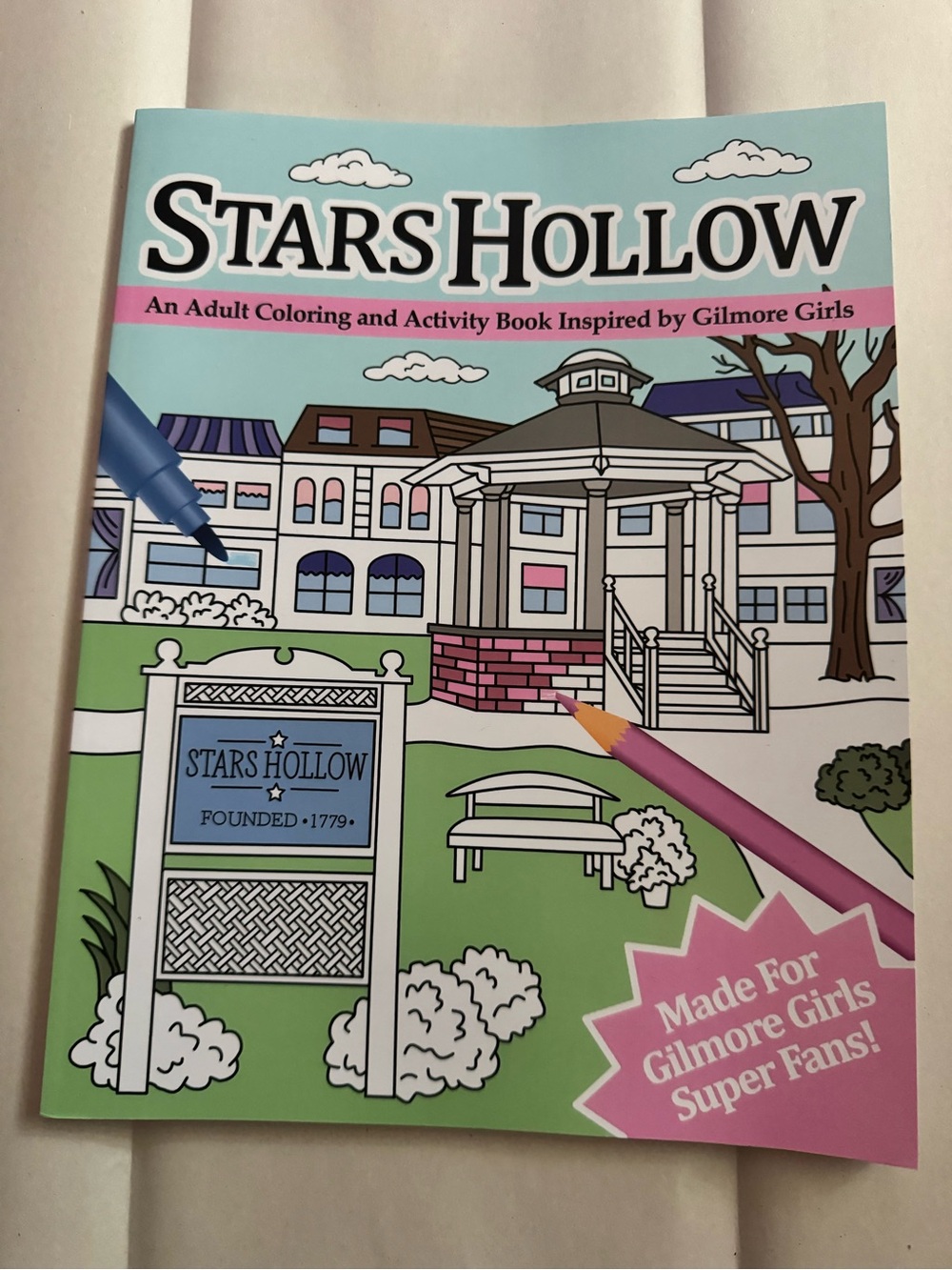 Stars Hollow Adult Coloring & Activity Book